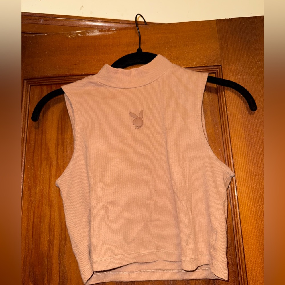 Pacsun playboy cropped tank